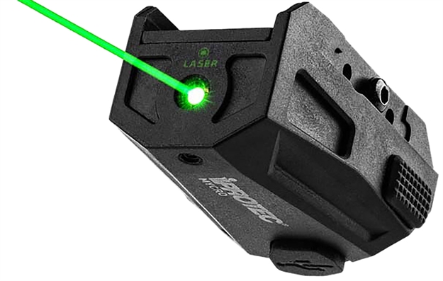 Picture of  Alliance Consumer Group Iprlsr0002 Mycro Rail Mount Green Laser  Matte Black