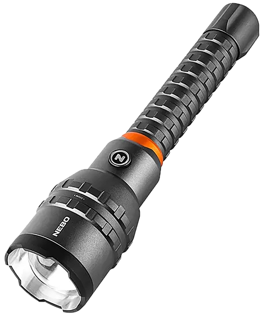 Picture of  Alliance Consumer Group Nebflt1043 Davinci 12000L Flashlight  Black Anodized  300/3,000/7,000/12,000 Lumens White Led