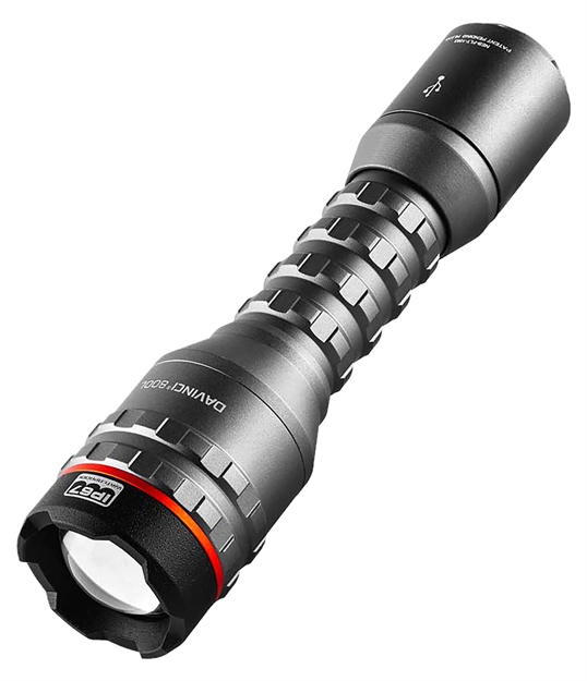 Picture of  Nebo Nebflt1063 Davinci 800L Flashlight  Gray 100/400/800 Lumens White Led 645397941651