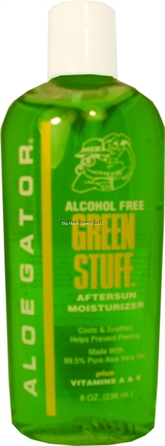 Picture of Aloe Gator Green Stuff Aloe Vera Gel Moisturizer, 8Oz