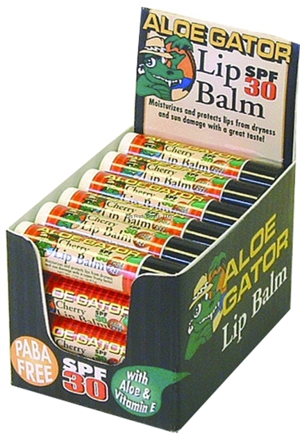 Picture of Aloe Gator Lip Balm Spf 30 Sunscreen, Cherry - Bulk