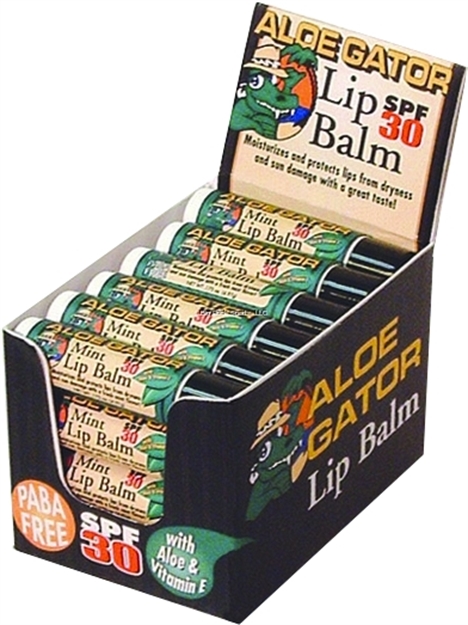 Picture of Aloe Gator Lip Balm Spf 30 Sunscreen, Mint - Bulk