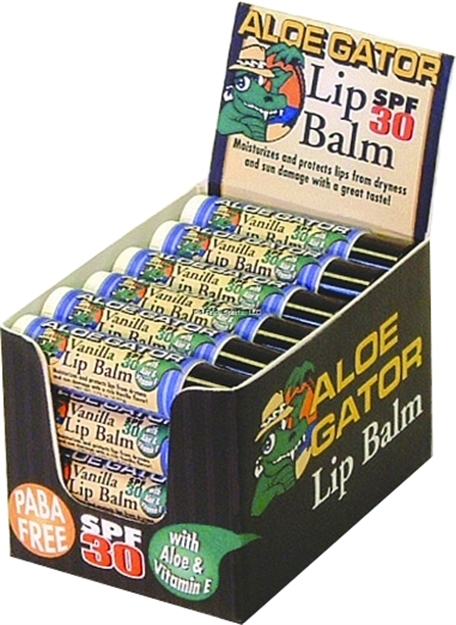 Picture of Aloe Gator Lip Balm Spf 30 Sunscreen, Vanilla - Bulk