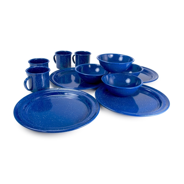 Picture of Alpine Mountain Gear 4 Person Enamel Dinning Set