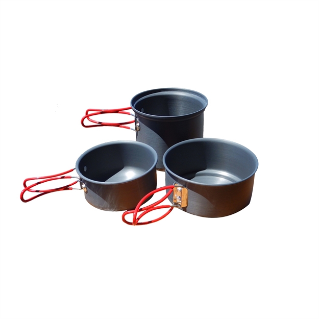 Picture of Alpine Mountain Gear Backpacker Hard Anodized Cookset-3 PC