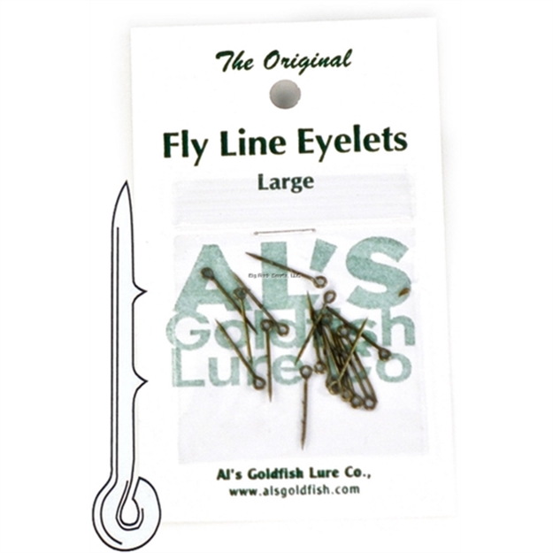 Picture of Al's Goldfish Fly Line Eyelets Large 15 PK