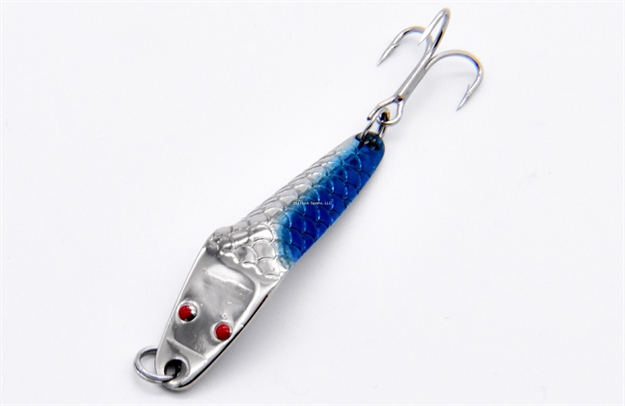 Picture of Al's Goldfish Lil' 49Er - Fn50 Neon Blue - 1/4 Oz.  1-3/4"