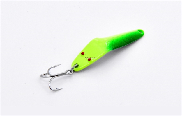 Picture of Al's Goldfish Lil' 49Er Ice Jig - Ifn50 Chartreuse Lime Glow - 1/4 Oz.  1-3/4"