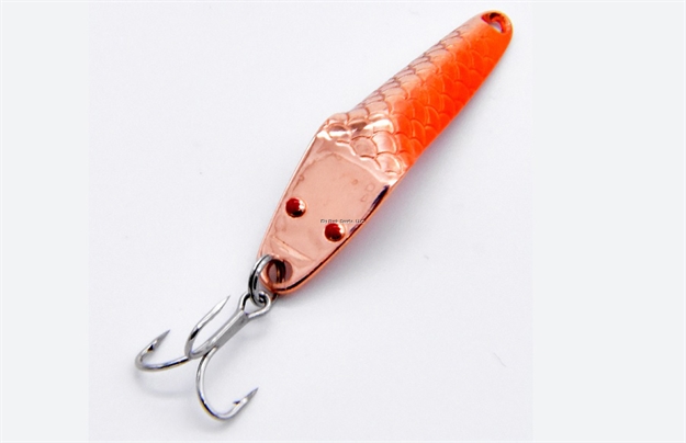 Picture of Al's Goldfish Lil' 49Er Ice Jig - Ifn50 Copper Orange - 1/4 Oz.  1-3/4"