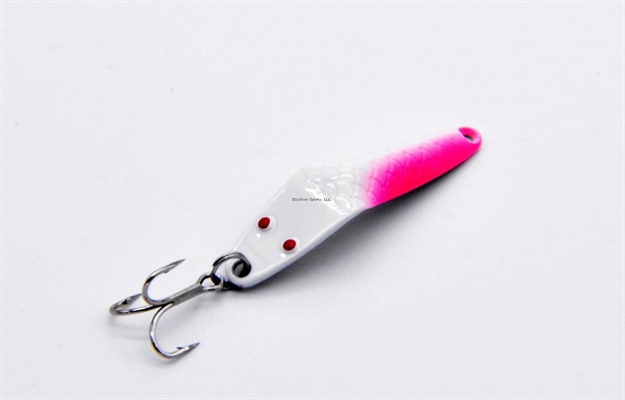 Picture of Al's Goldfish Lil' 49Er Ice Jig - Ifn50 White Pink Glow - 1/4 Oz.  1-3/4"