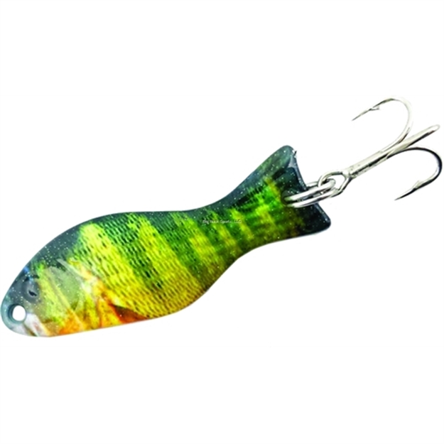 Picture of Al's Goldfish Living Lure Spoon, 1 1/2", 3/16 Oz, SZ 8 Hook, Perch