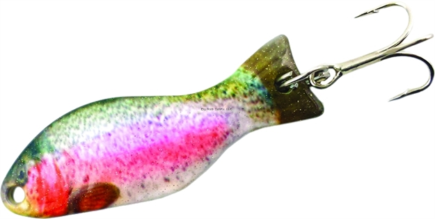 Picture of Al's Goldfish Living Lure Spoon, 1 1/2", 3/16 Oz, SZ 8 Hook, Rainbow