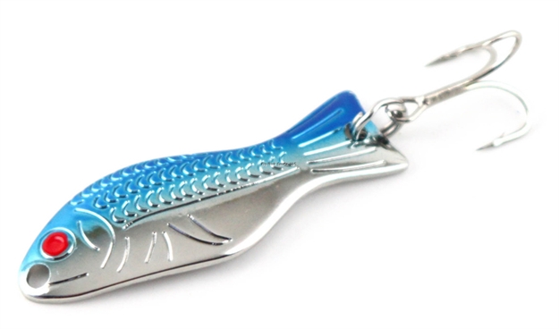 Picture of Al's Goldfish Original - G300 Neon Blue - 1/2 Oz.  2-3/4"