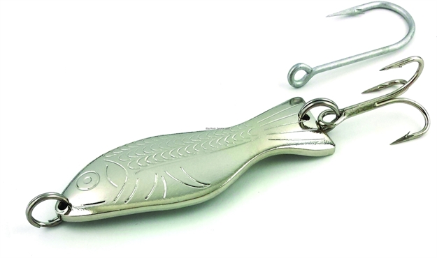 Picture of Al's Goldfish Original - G300 Nickel - 1/2 Oz.  2-3/4"