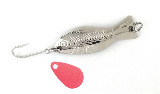 Picture of Al's Goldfish Original Ice Jig - Nickel - 3/16 Oz.  1-1/2"
