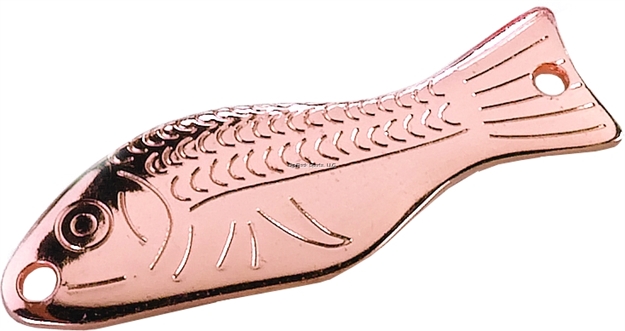 Picture of Al's Goldfish Original Spoon, 1 1/2", 3/16 Oz, SZ 8 Hook, Copper