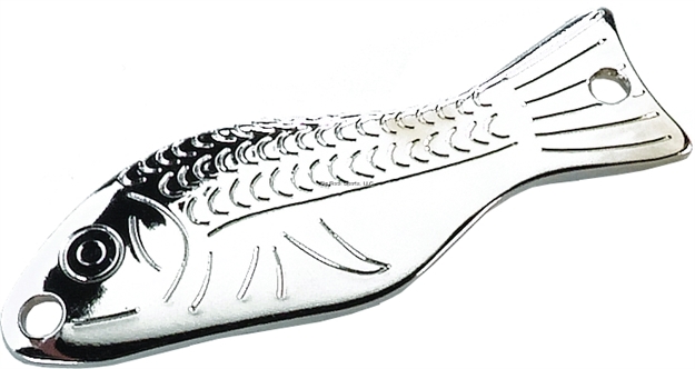 Picture of Al's Goldfish Original Spoon, 1 7/8", 1/4 Oz, SZ 6 Hook, Nickel