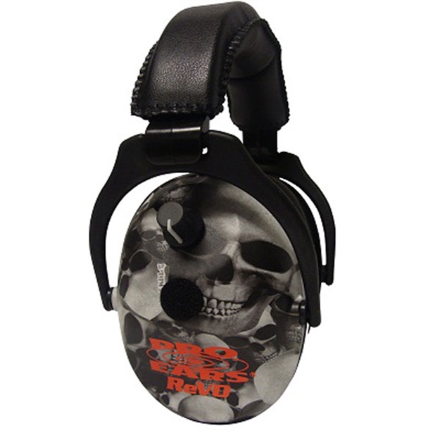 Picture of Pro Ears Revo Electronic Ear Muffs - Nrr 25 Skulls ER300SK