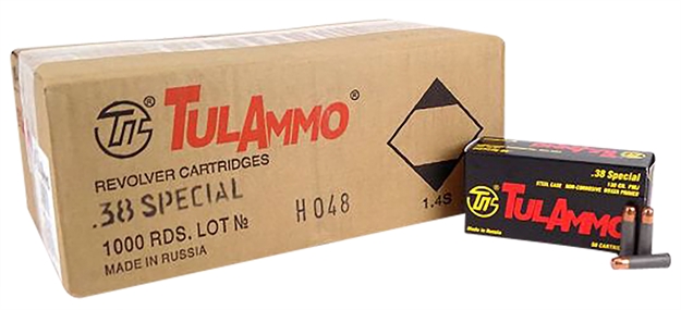 Picture of Amdep Holdings  Pistol Ammo  38 Special 130 GR Full Metal Jacket (Fmj) 50 Bx/ 20 CS 1000/Cs