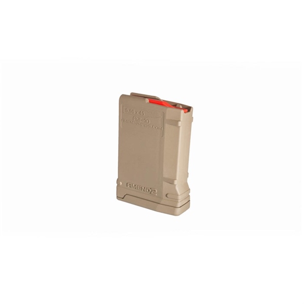 Picture of Amend2 556Mod2fde10 Mod-2  10Rd 223 Rem/5.56X45mm Nato Compatible W/ Ar-15/M16/M4 Flat Dark Earth Polymer 1510MOD2FDE 852675128325