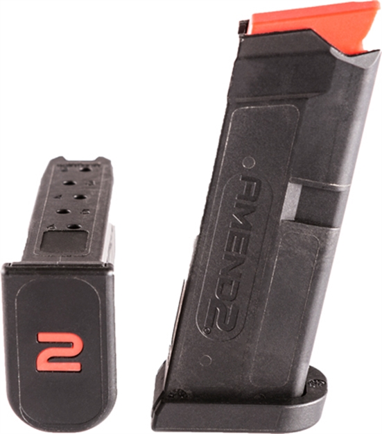 Picture of Amend2 Magazine Glock 43 6Rd Polymer Black