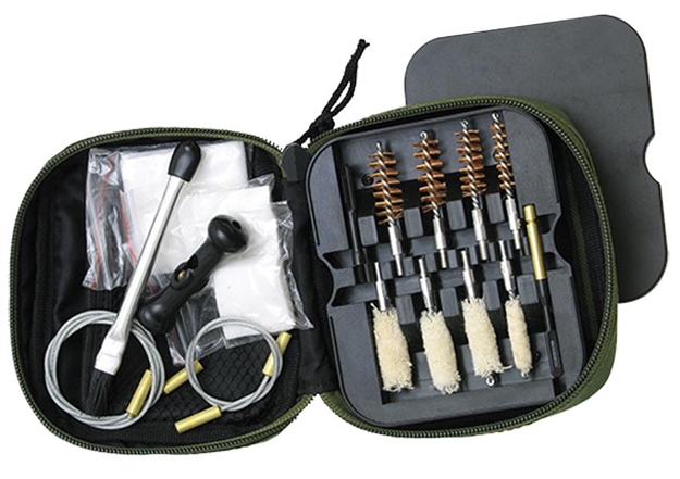 Picture of American Buffalo Ab034 Pistol Portable Cleaning Kit Most Handguns Cleaning Kit A