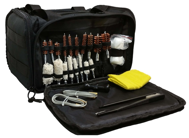 Picture of American Buffalo Ab090b Universal Gun Care Range Bag .223-12Ga Maintenance Kit 1