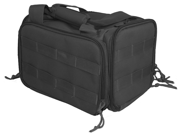 Picture of American Buffalo Ab091b Universal Range Bag Compact Wide Mouth 1000D Nylon Teflon Coating 11.5" X 9" X 7.5" Black