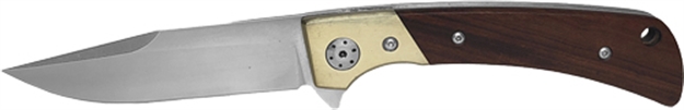 Picture of American Buffalo Knife & Tool Buffalo Soldier 3 3/4" Bld D2 Ball Bearting Folder! RP041
