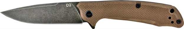 Picture of American Buffalo Knife & Tool Elite Desert Scavenger BL Bearing Folder 3.5" D2 Steel! AB026T