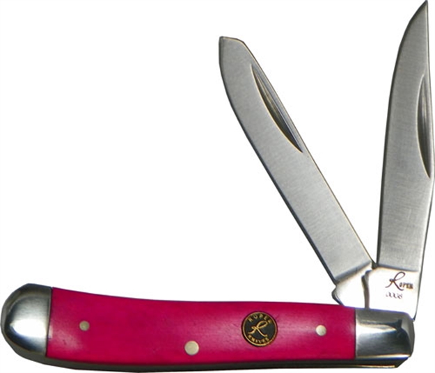 Picture of American Buffalo Knife & Tool Roper Series Pink Sky Peanut 2-Blade Pink Bone Hndls RP0006P 815949011877