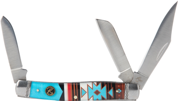 Picture of American Buffalo Knife & Tool Roper Sunset Series #2 Western Stockman 3-Blade RP0001WS2