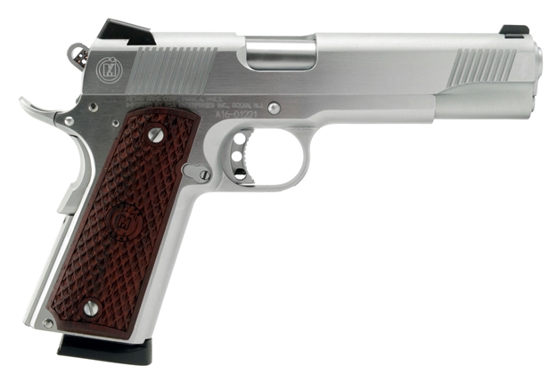 Picture of American Classic Ac10mg2c 1911 Classic II 10Mm Auto 5" 8+1 Chrome Hard Hardwood W/Mac Logo Grip