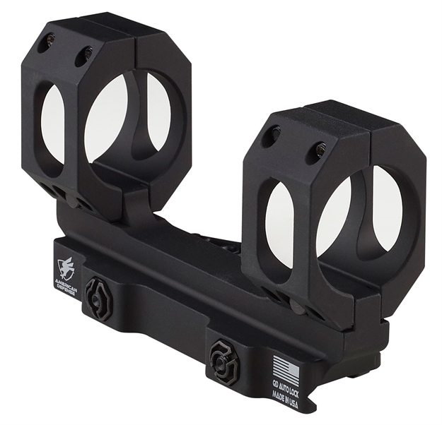 Picture of American Defense Mfg Adrecons30stdtl Recon Dual Ring 30Mm Black Hardcoat Anodized Ar-15