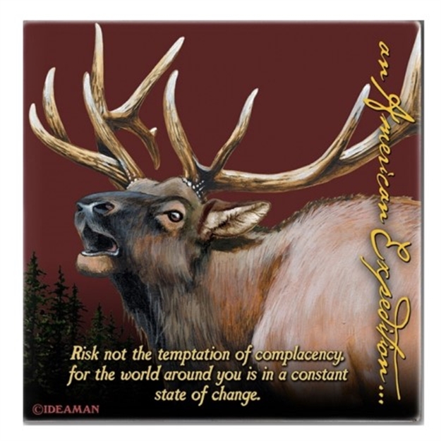 Picture of American Expedition Square Coaster - Elk