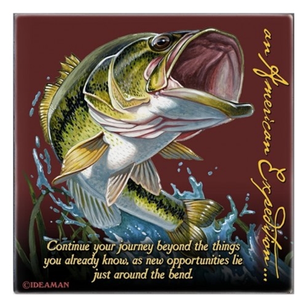 Picture of American Expedition Square Coaster - Largemouth Bass