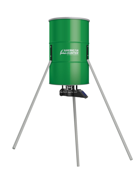 Picture of American Hunter 350Lb Tripod Feeder W/Sunslinger 2.0, Bulit IN Solar Charger