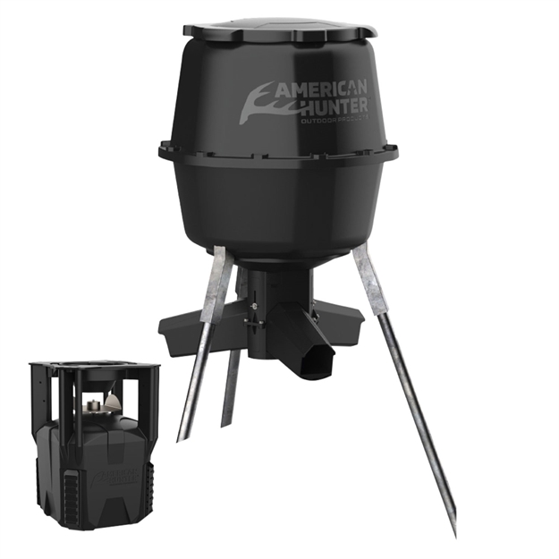 Picture of American Hunter Ah225xde Xde-Pro  16 Programs 1-60 Seconds Duration 30 Gallon Capacity Black AH-225XDE