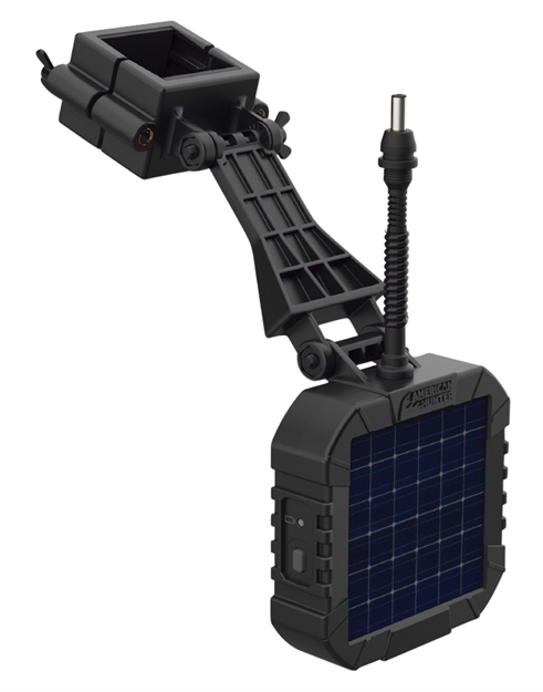 Picture of American Hunter Ahslr Power Solar Panel Fits Xd-Pro/Xde-Pro/Econ Feeder Kits 6V Internal Rechargeable Li-Ion Battery Black AH-SLR 888151026182