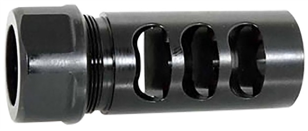 Picture of  American Precision Arms G2l5830n Gen 2 Little Bastard Self Timing Brake Black Nitride Stainless Steel With 5/8"-24 Tpi Threads, 2.22" Oal & 1" Diameter For 30 Cal Rifle 810131790806