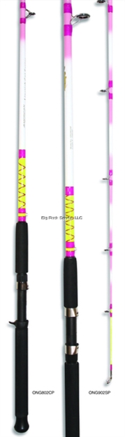 Picture of American Spirit Nite Stick Cast Rod, 8', 2 Pc, Med, 12 LB - 25 LB Line