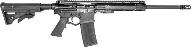 Picture of  Ati Atigax5569mlpmg Alpha-15 Maxx 5.56X45mm Nato 30+1 16" Hanson Profile Barrel, Black, Metal/Polymer Rec, 9" Polymer M-Lok Handguard, Oem Mm4 Stock, A2 Grip