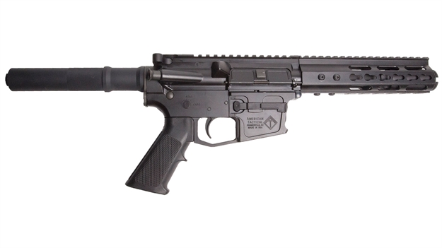 Picture of American Tactical Mil-Sport Ar-15 Pistol 9Mm 5.5" 31Rd Glock Mag Keymod<