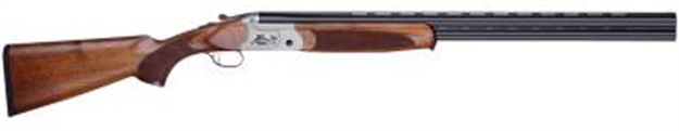 Picture of  Ati Atigkof12sve Cavalry Sve 12 Gauge 3" 2Rd 28" Blued O/U Barrel, Silver Engraved Metal Finish, Oiled Turkish Walnut Stock, Ejector, 5 Chokes 813393016134