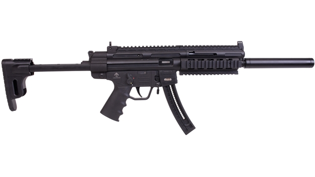 Picture of  Gsg Gerggsg1622 Gsg-16 Carbine Full Size 22 LR 22+1 16.25" Black Black Polymer Receiver Black Collapsible W/Storage Compartment Stock Right Hand