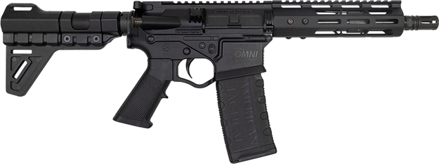 Picture of American Tactical Hybrid Maxx Semi-Auto Pistol, 5.56 Nato, 7.5" Bbl, 7" Mlok, Breach Brace, 30+1 Rnd GOMX556MP4B 819644025634