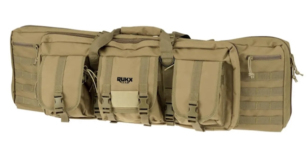 Picture of American Tactical Imports Ati Tactical 42" Double Rifle Bag Tan Rukx Gear ATICT42DGT 819644026464