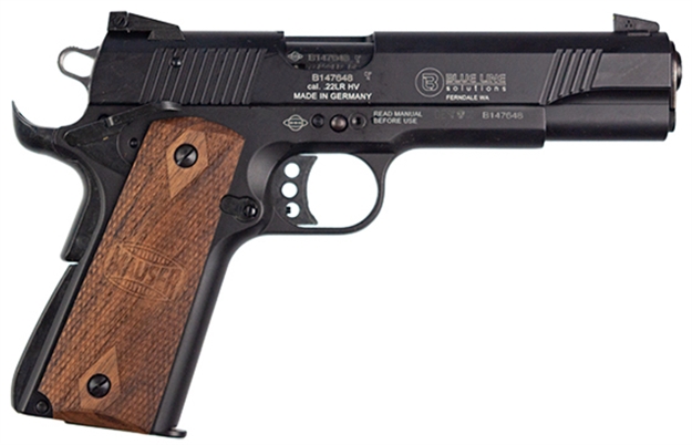 Picture of American Tactical Mauser 1911 22Lr 5 Walnut Grips CA Legal 4110605