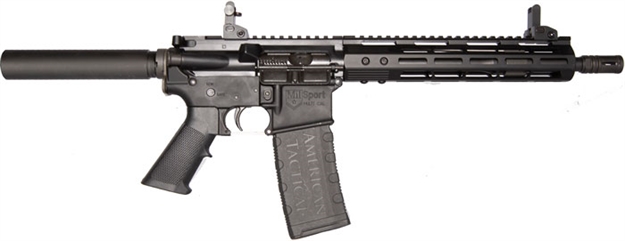 Picture of American Tactical Mil-Sport Ar-15 Pistol .450Bm 10.5" 5Rd Keymod Black