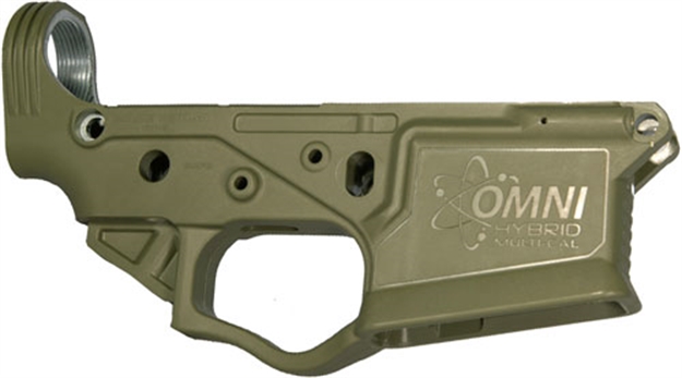 Picture of American Tactical Omni Hybrid Ar15 Stripped Polymer Lower Receiver Green
